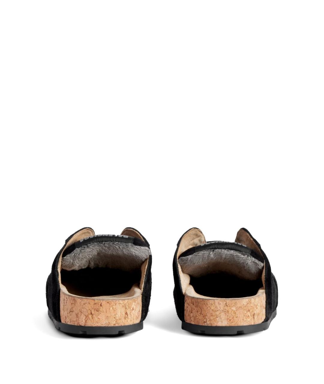 BALENCIAGA Черные замшевые сандалии, фото 4