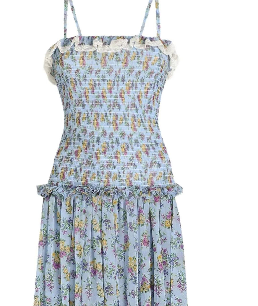 DOLCE&GABBANA Мульти хлопковое повседневное платье, фото 2