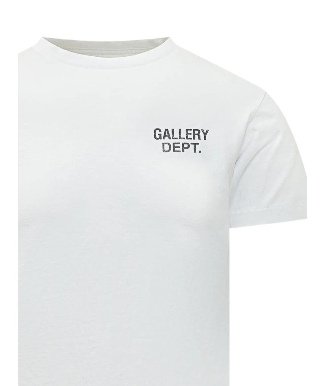 Gallery Dept Белая хлопковая футболка, фото 2