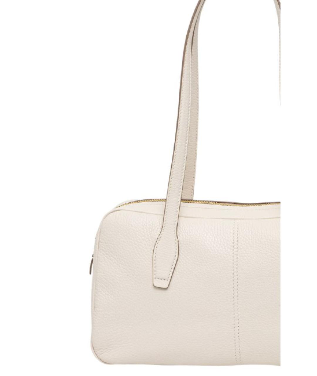 Gianni Chiarini Белая кожаная сумка через плечо, фото 3