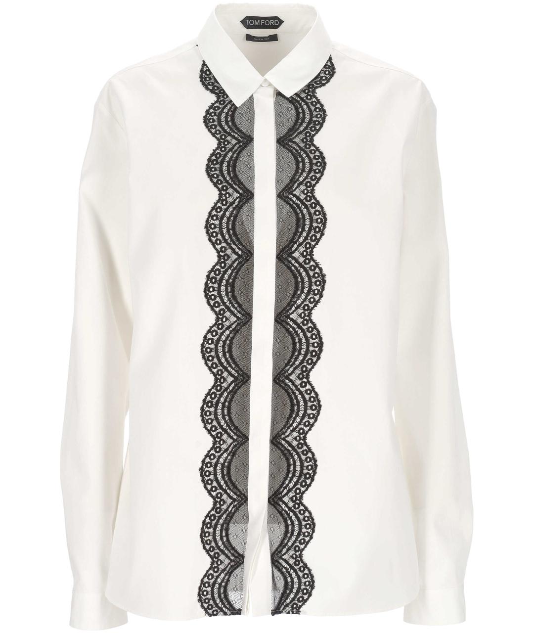 TOM FORD Белая хлопковая рубашка, фото 1