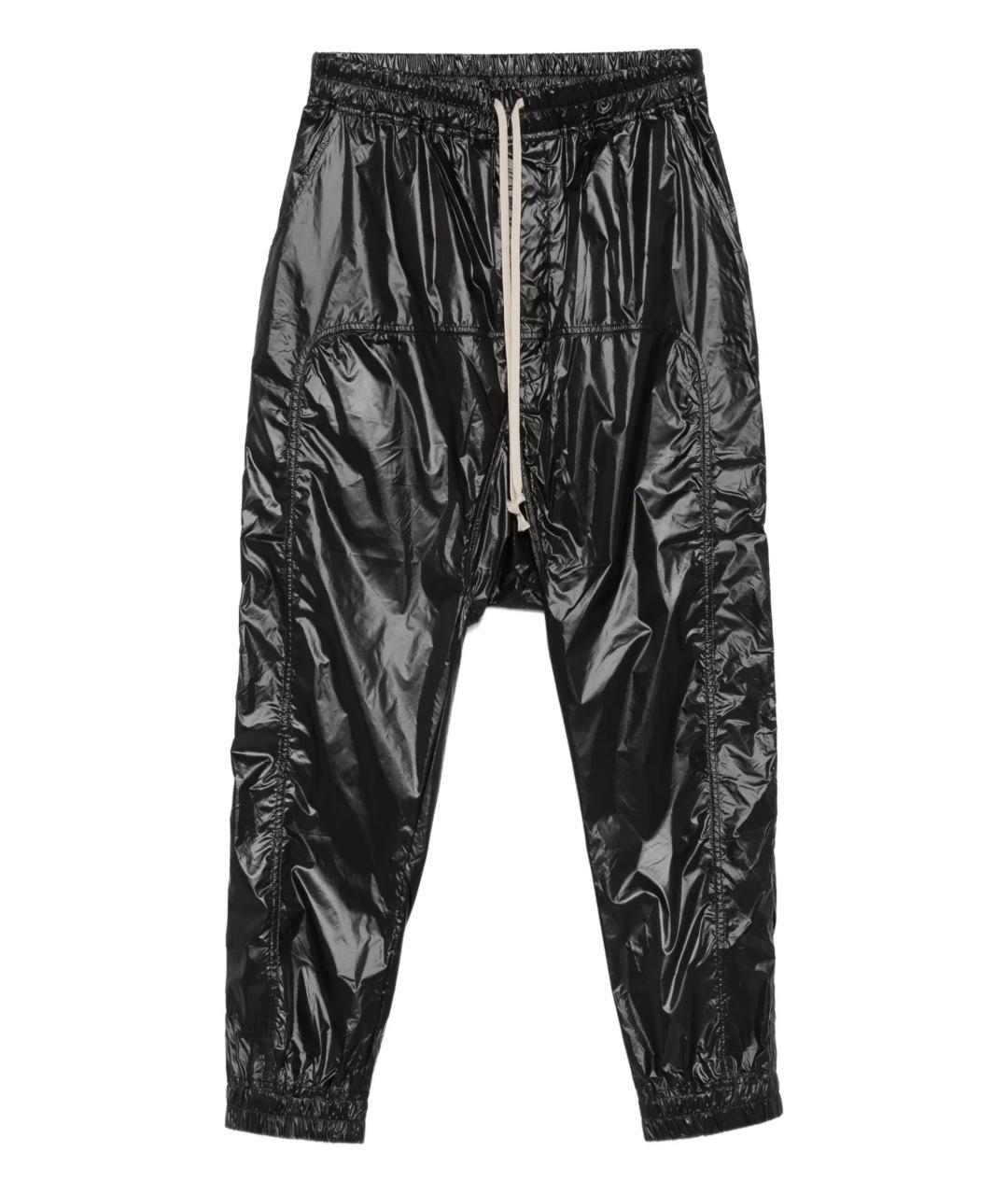 RICK OWENS DRKSHDW Черные полиамидовые повседневные брюки, фото 1