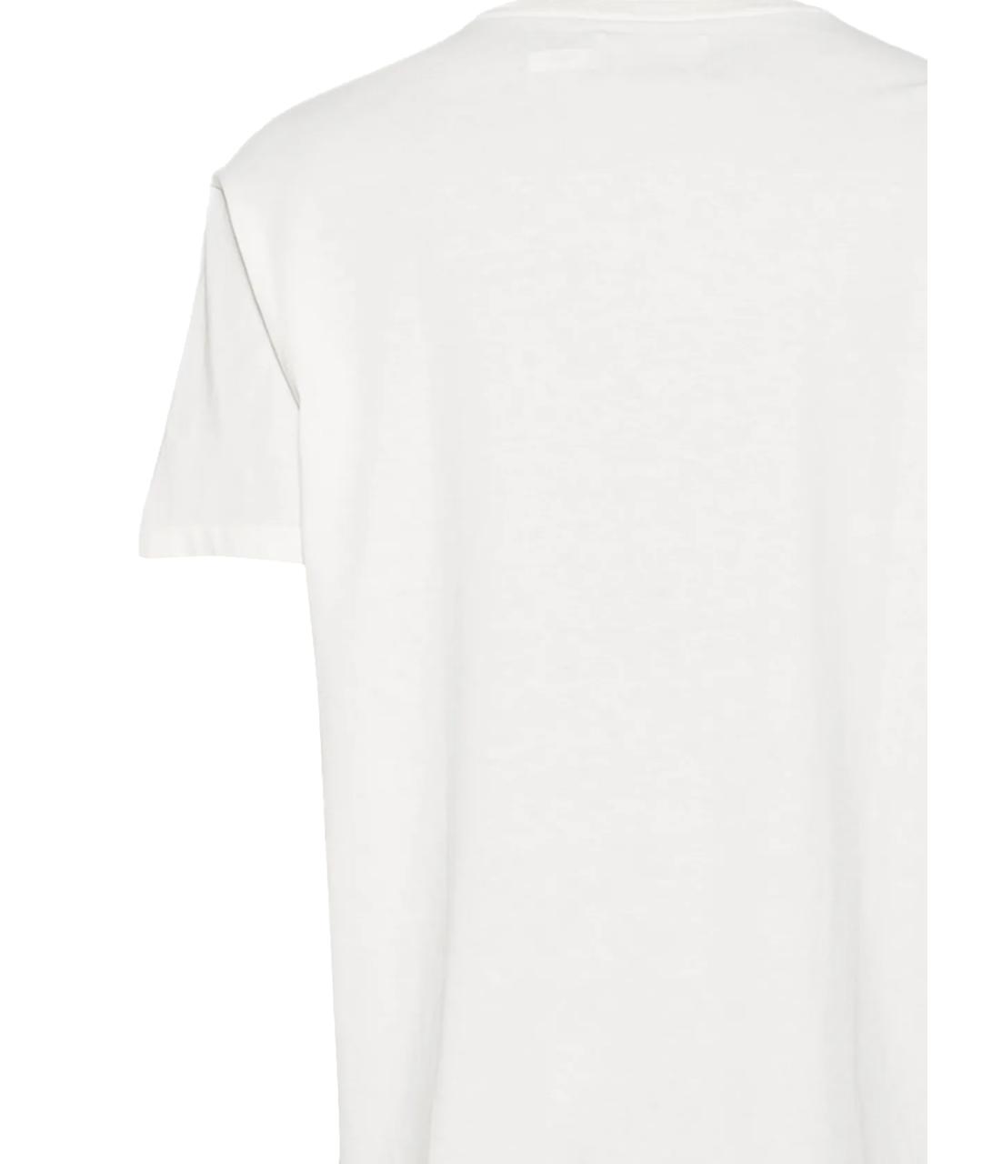 POLO RALPH LAUREN Белая хлопковая футболка, фото 3
