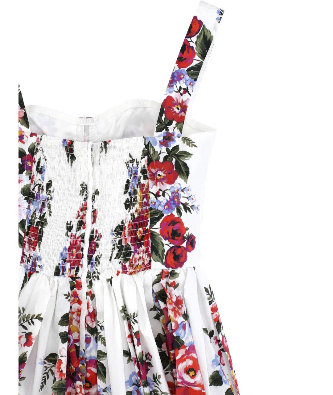 DOLCE&GABBANA Мульти хлопковое платье, фото 3