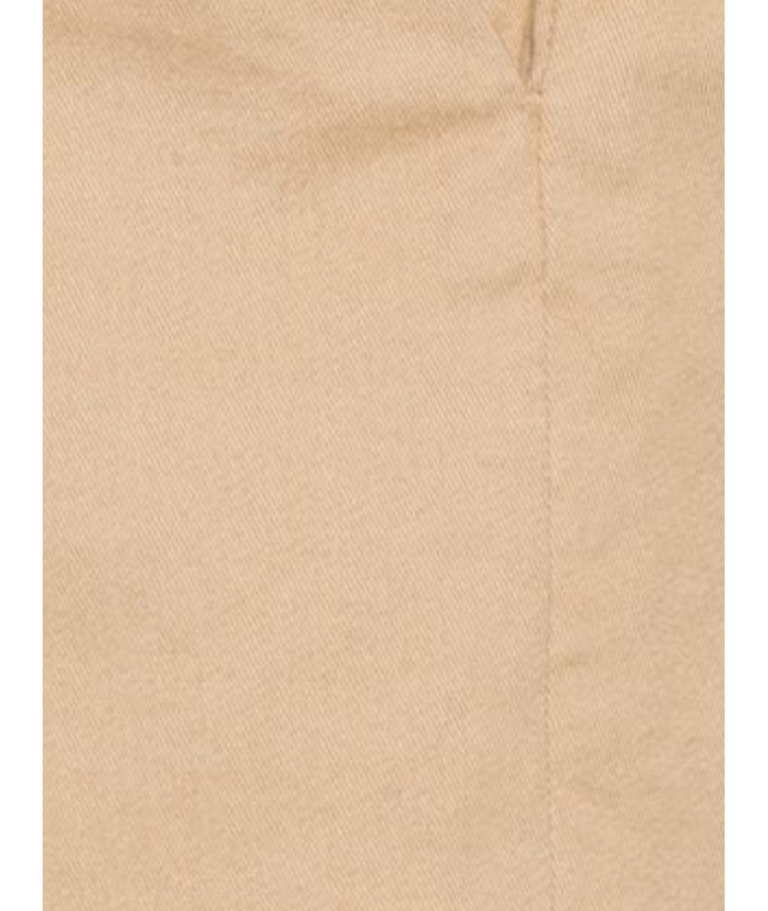 THE ROW Бежевые хлопковые прямые брюки, фото 2
