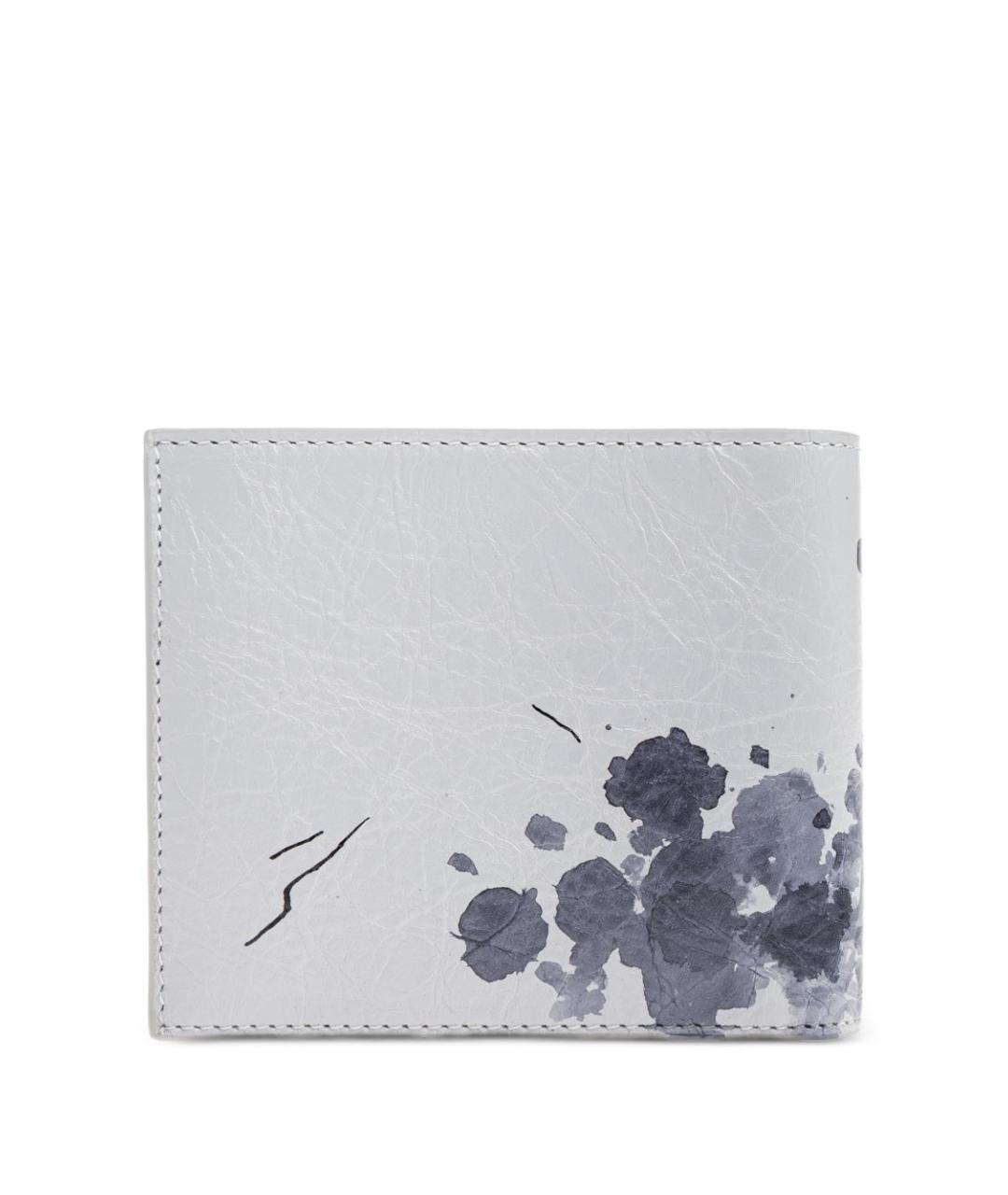 BALENCIAGA Серый кожаный кошелек, фото 5