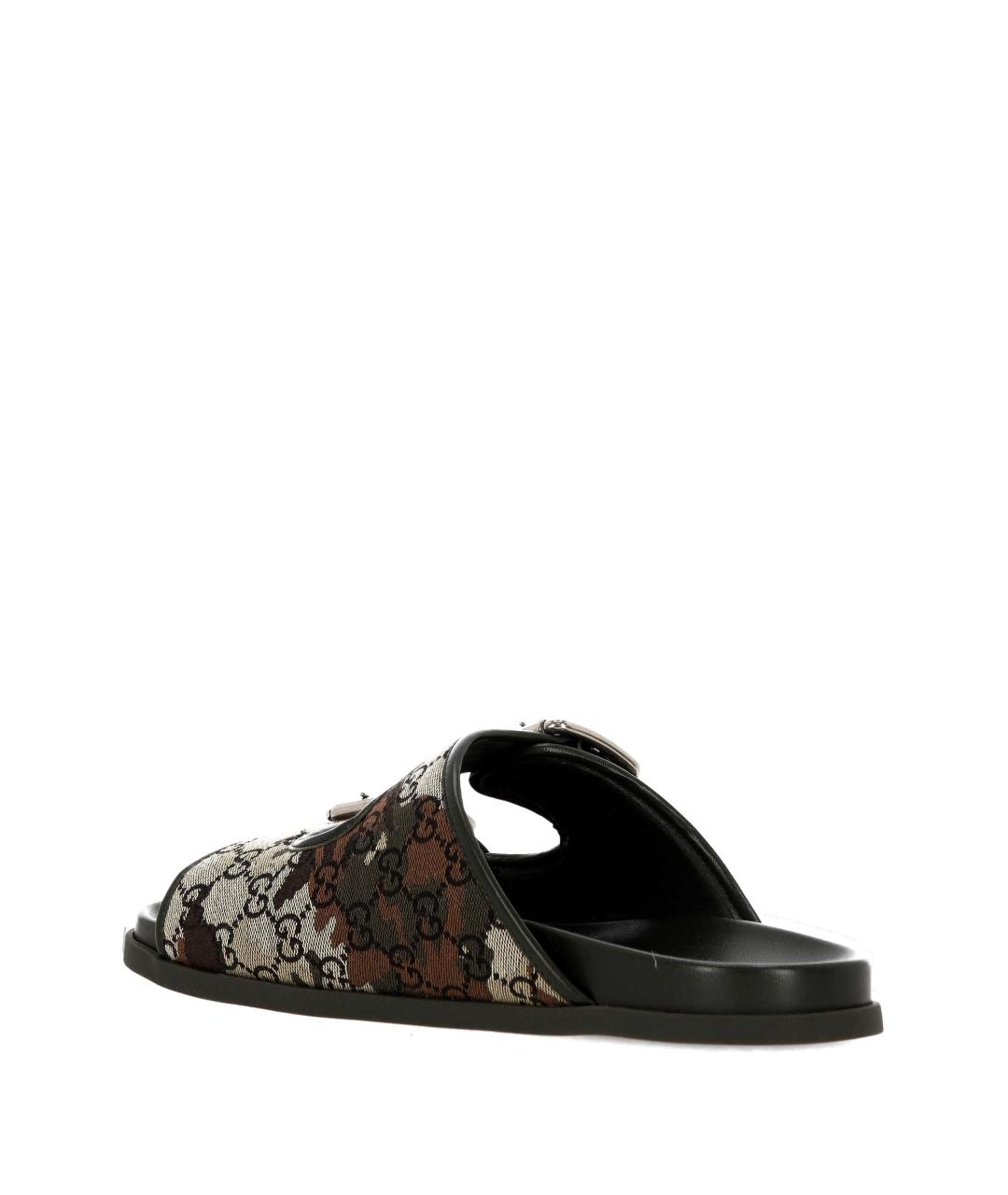 GUCCI Мульти текстильные сандалии, фото 3