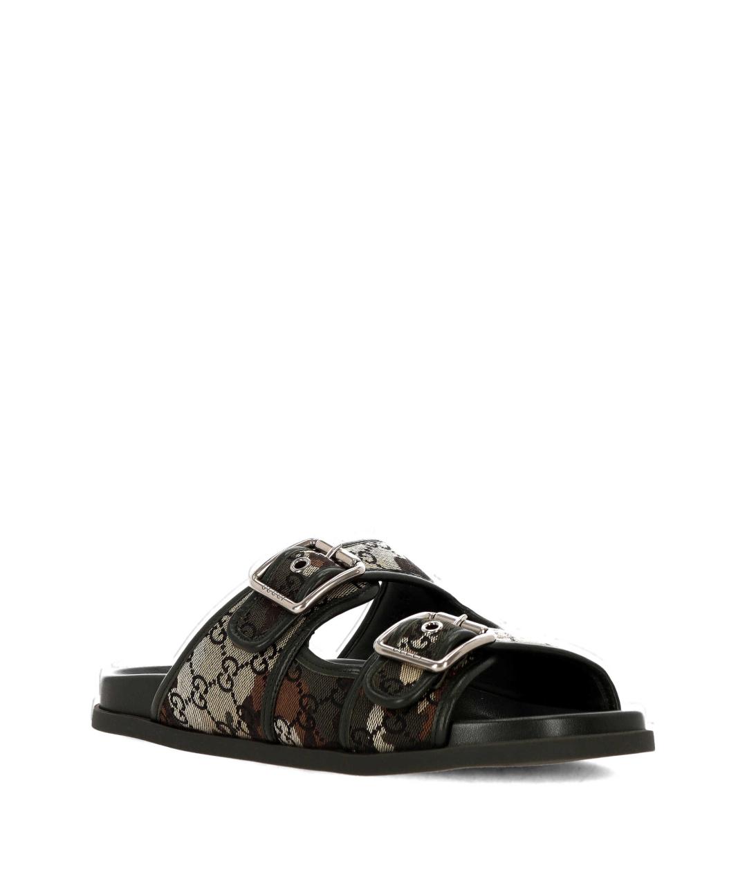 GUCCI Мульти текстильные сандалии, фото 2