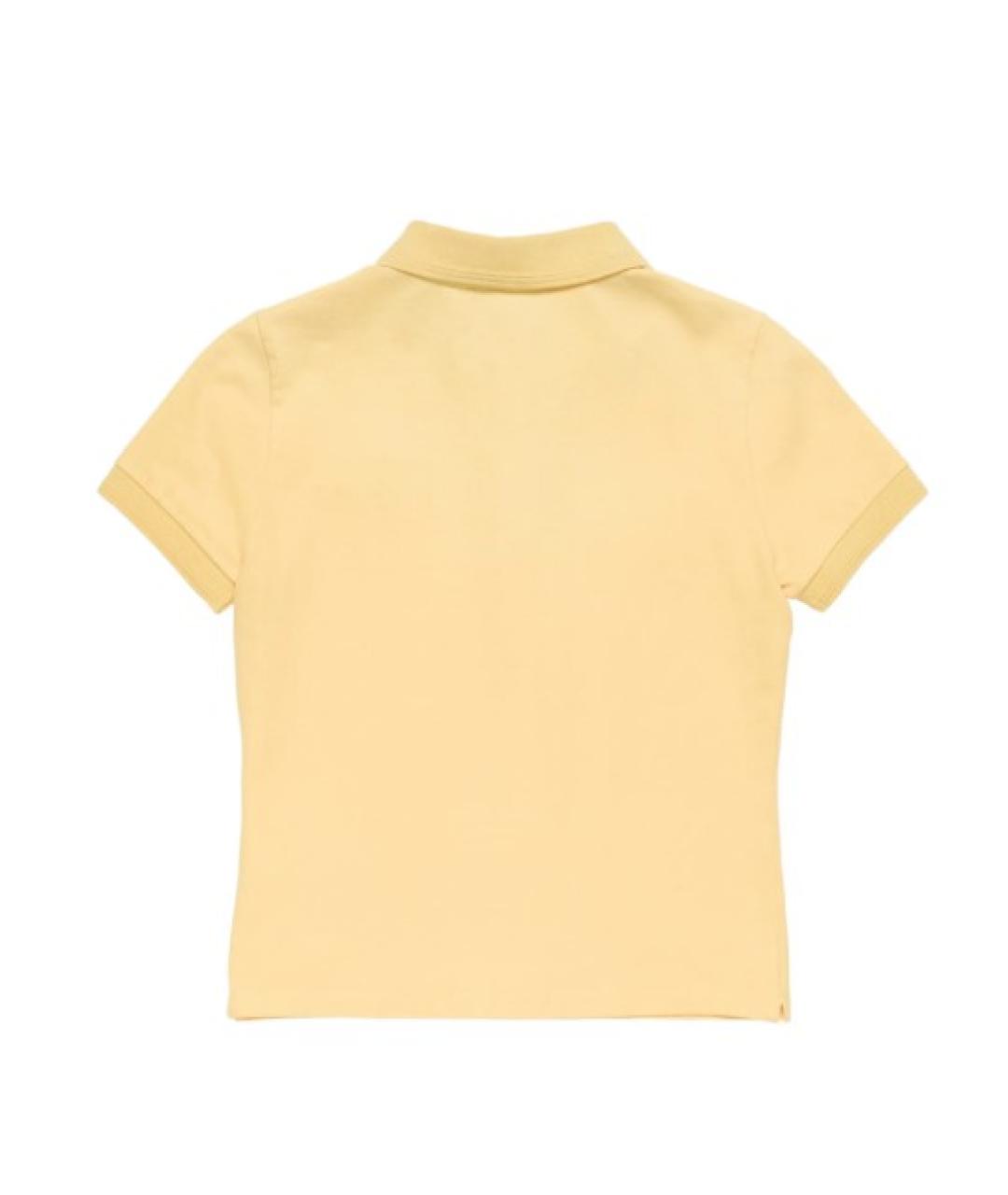 ACNE STUDIOS Желтая хлопковая футболка, фото 3