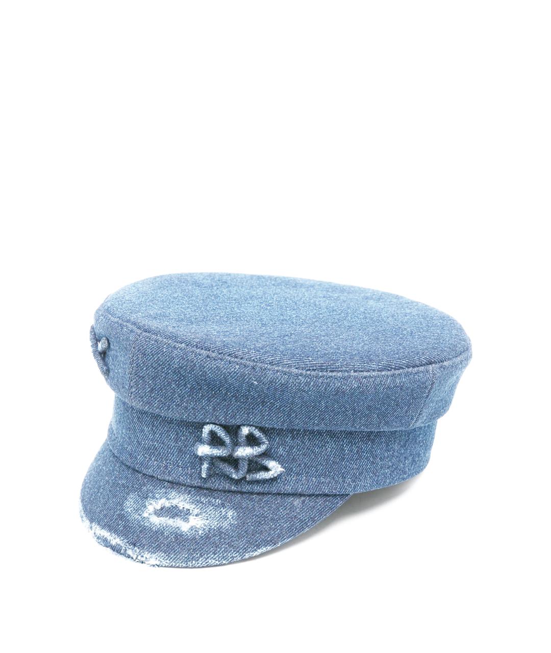 RUSLAN BAGINSKIY Голубая хлопковая кепка, фото 1