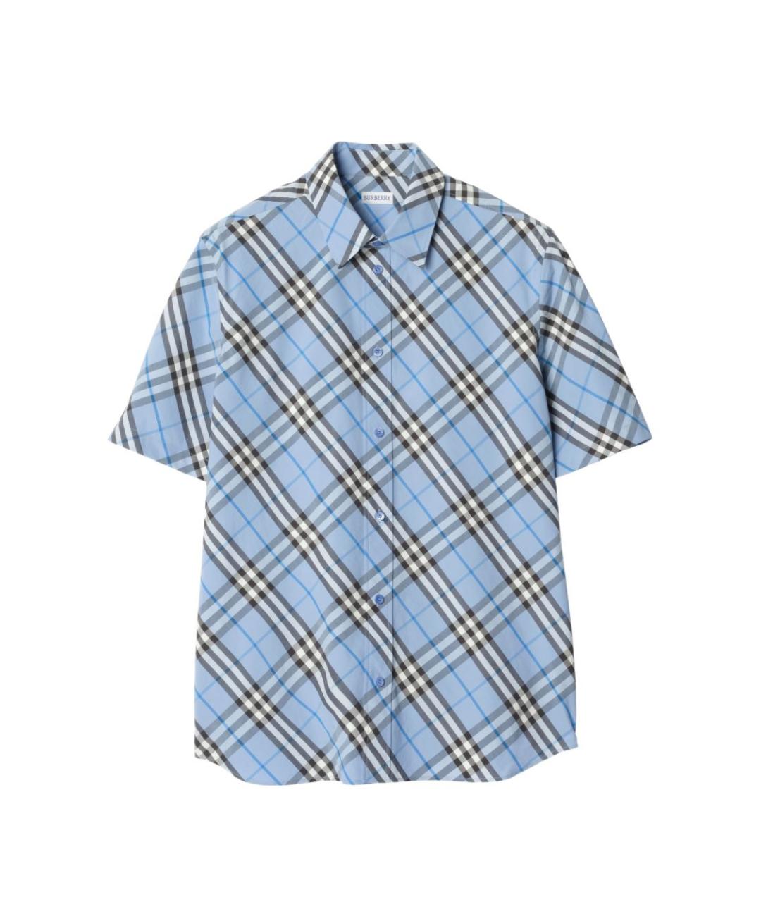 BURBERRY Мульти хлопковая кэжуал рубашка, фото 1