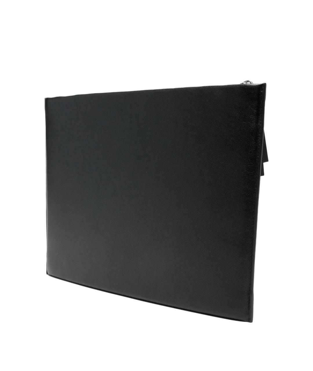 GIVENCHY Черная кожаная барсетка, фото 2