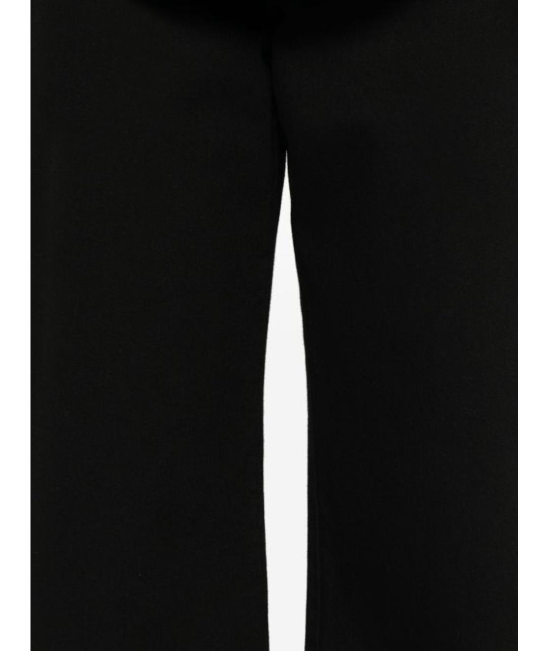 ALAIA Черные полиэстеровые прямые брюки, фото 2