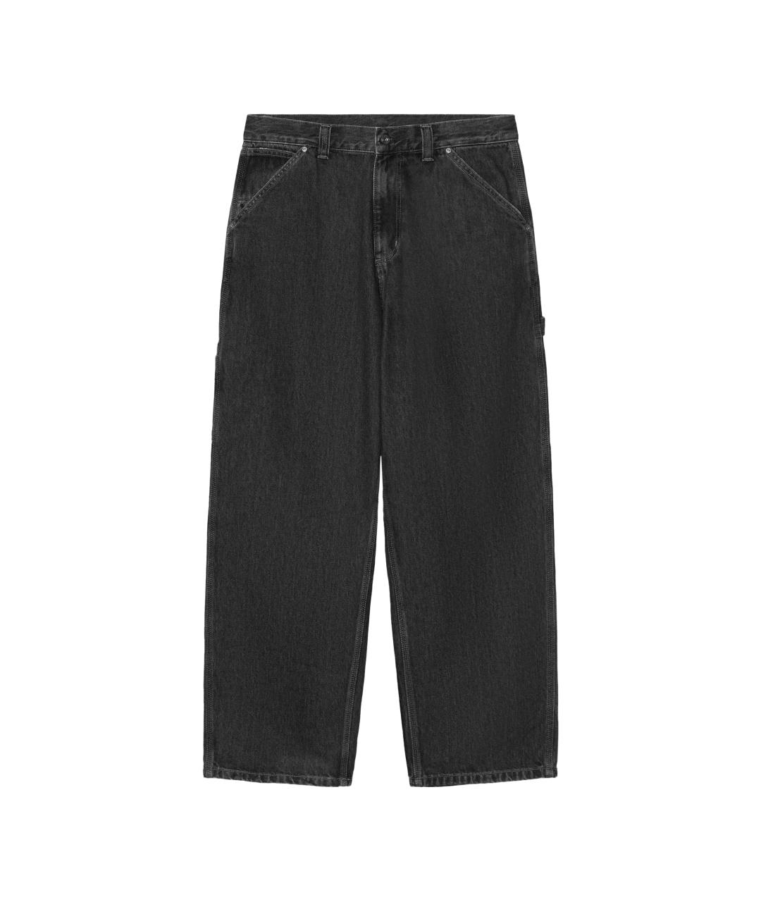 CARHARTT WIP Черные хлопковые повседневные брюки, фото 1