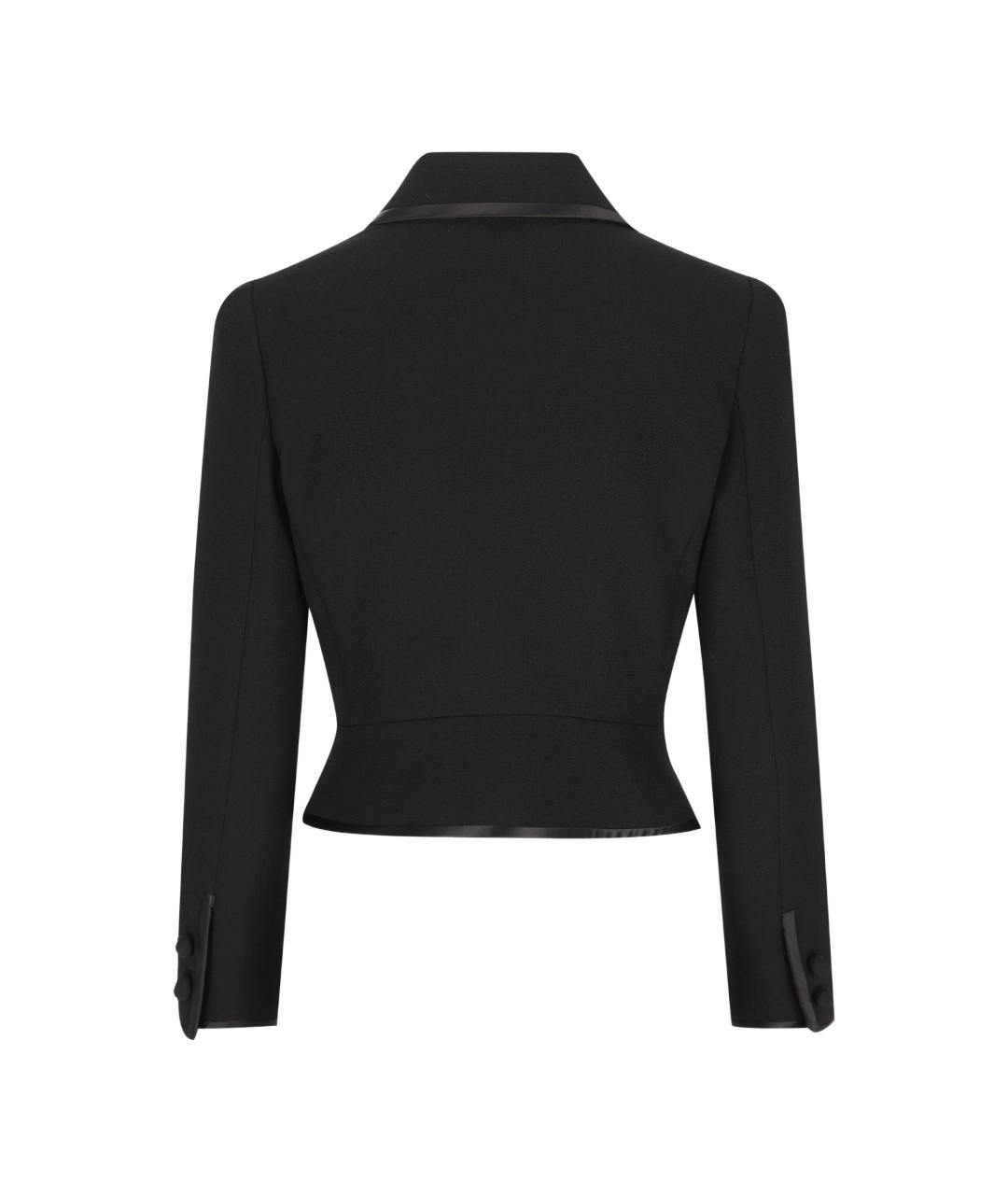 VALENTINO Черный шерстяной жакет/пиджак, фото 4