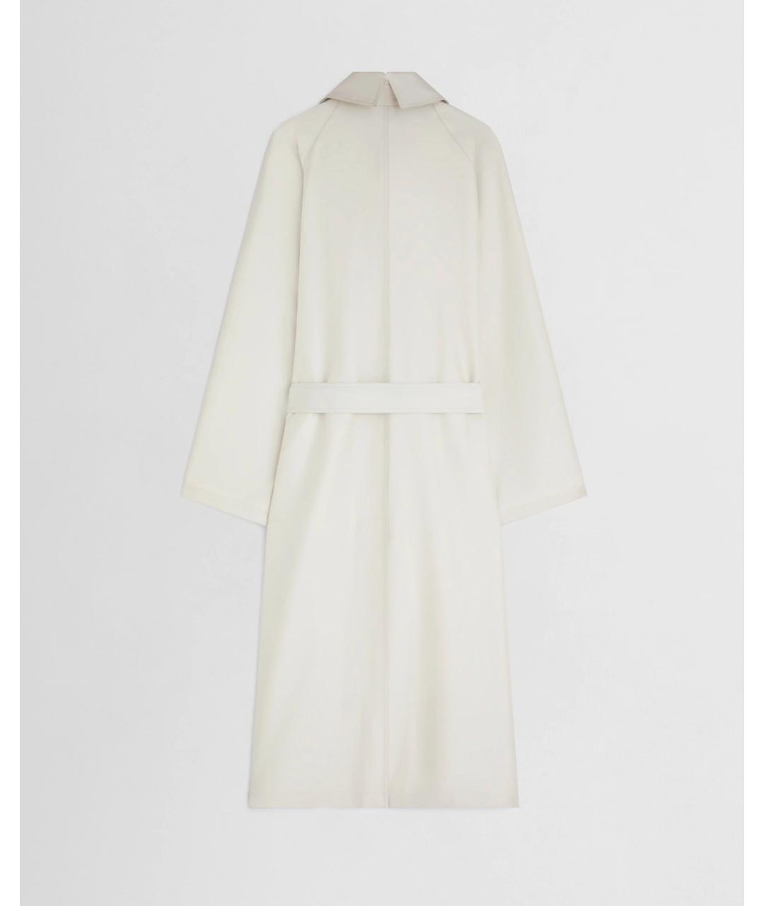PHOEBE PHILO Белый шелковый тренч/плащ, фото 2