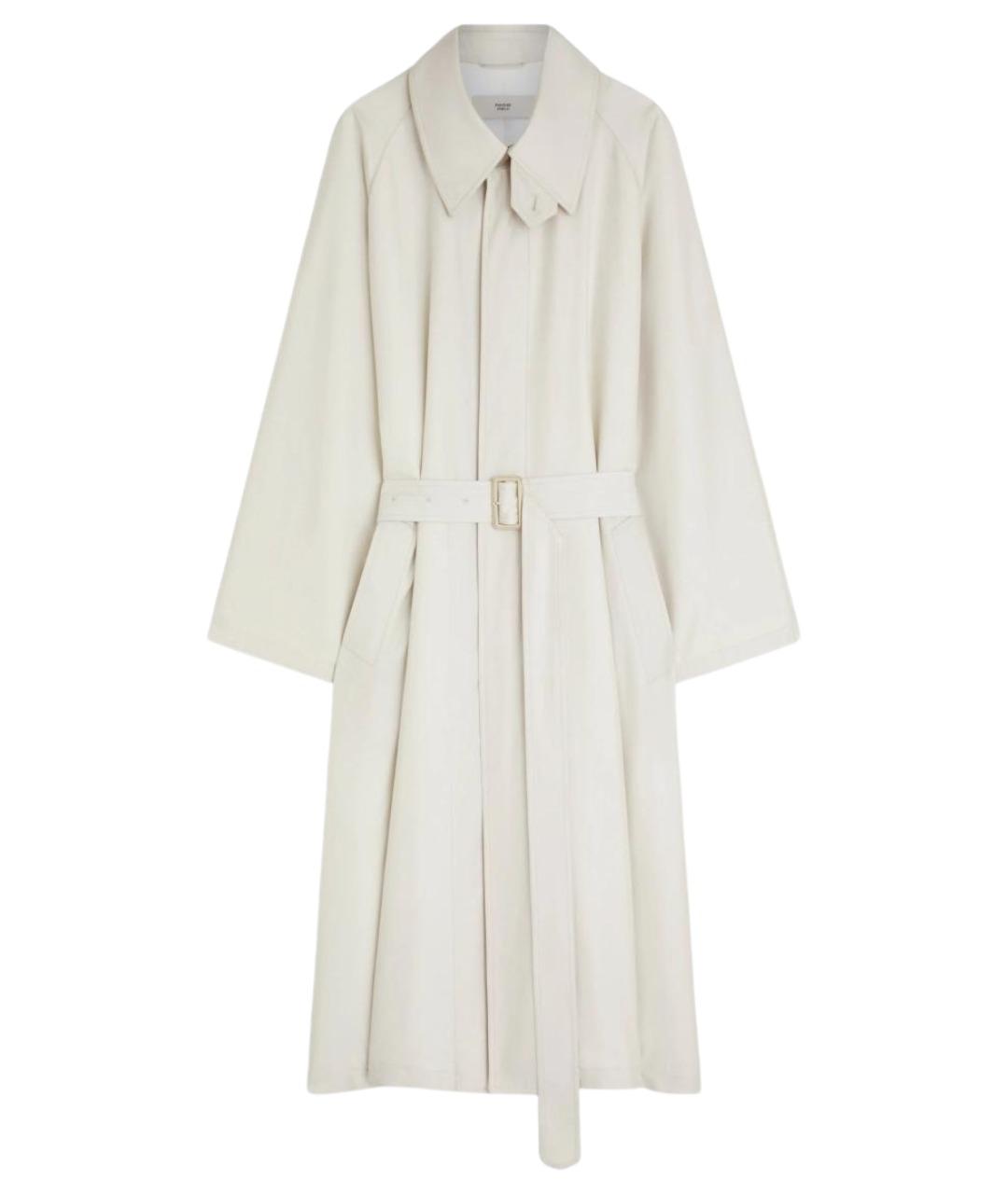 PHOEBE PHILO Белый шелковый тренч/плащ, фото 1
