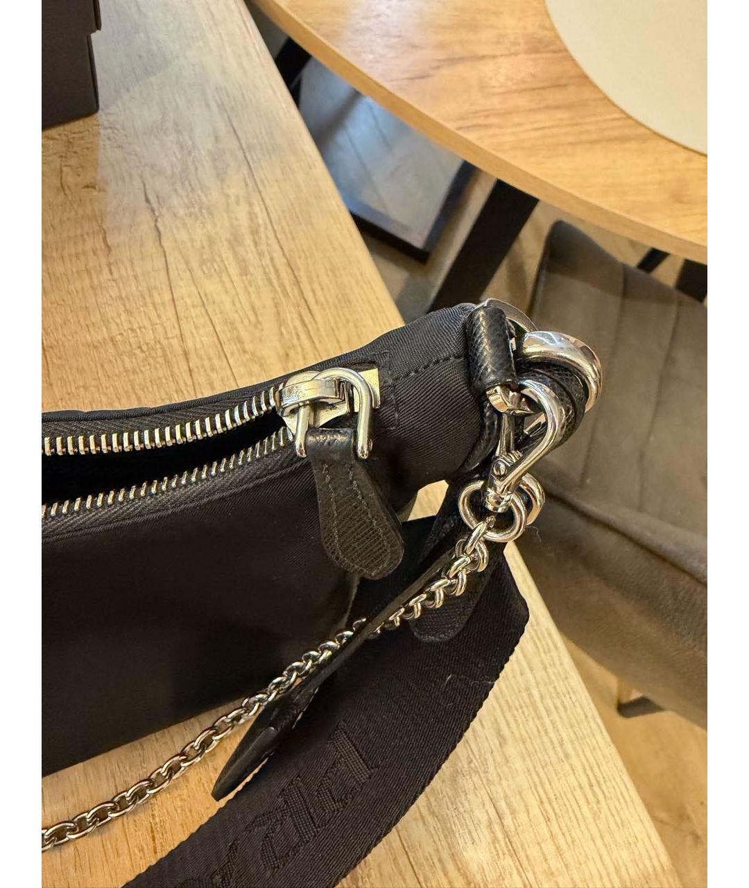 PRADA Черная сумка через плечо, фото 5