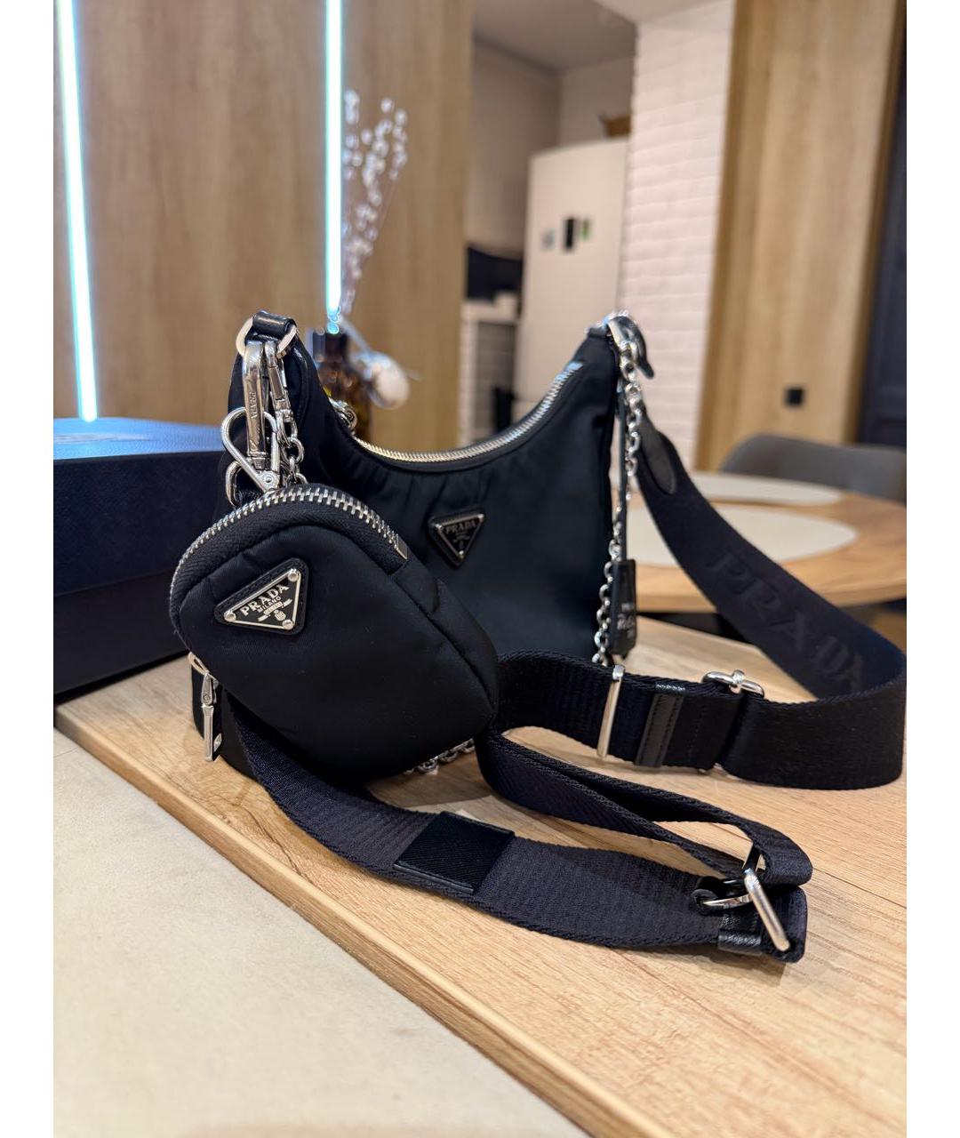 PRADA Черная сумка через плечо, фото 2