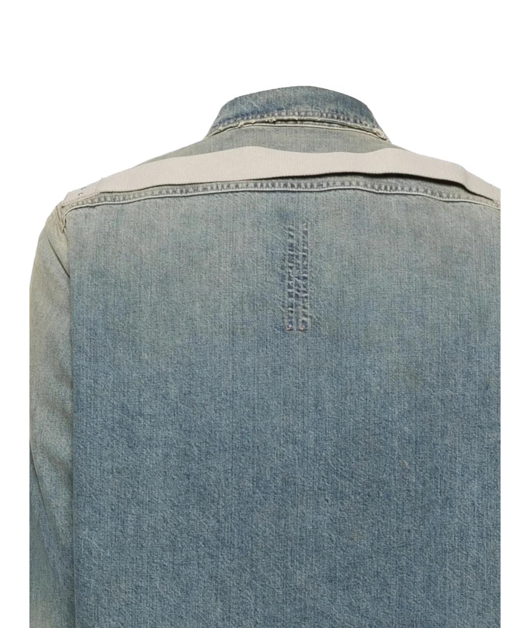 RICK OWENS DRKSHDW Голубая хлопковая куртка, фото 3