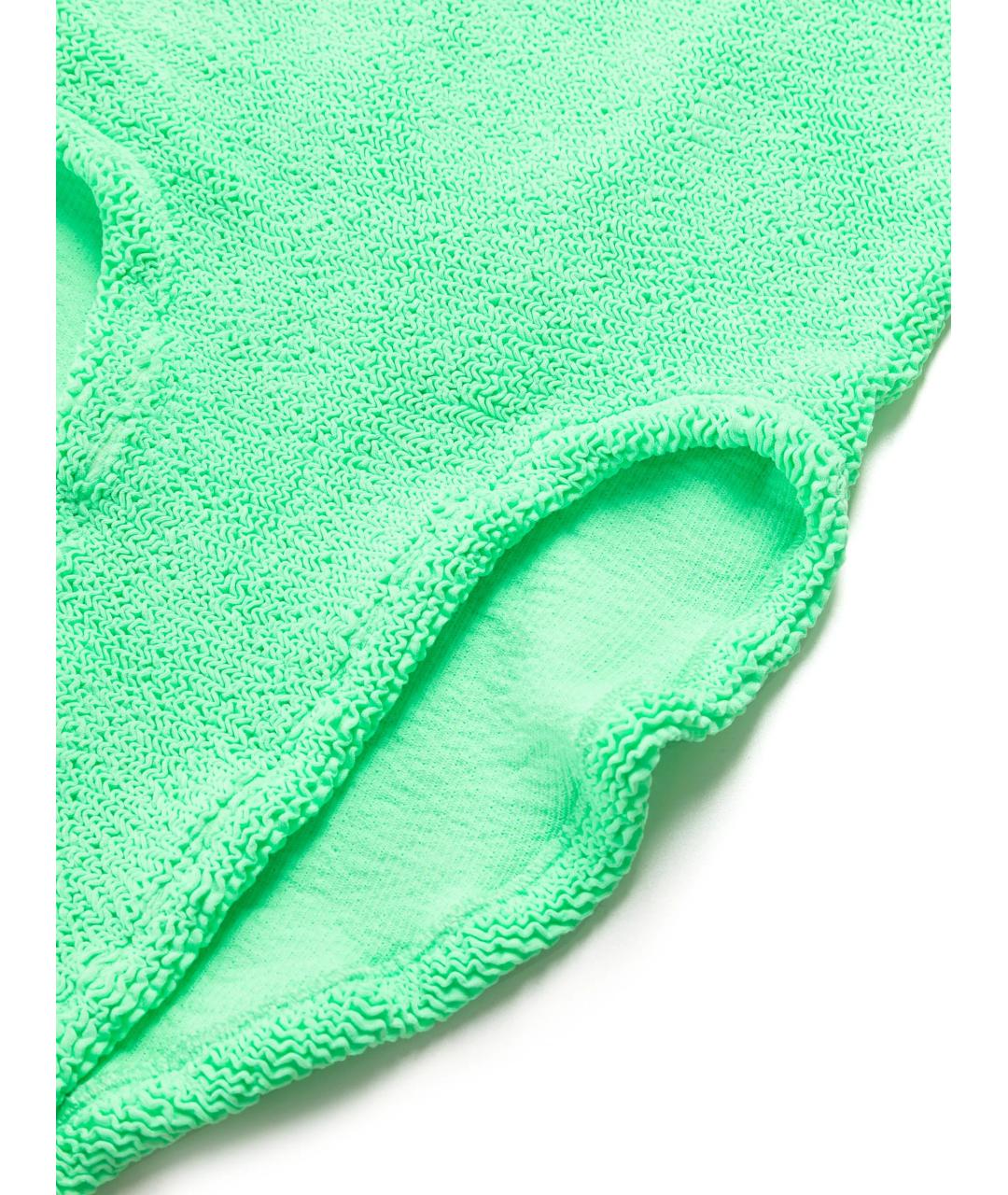HUNZA G Зеленый полиамидовый купальник, фото 3