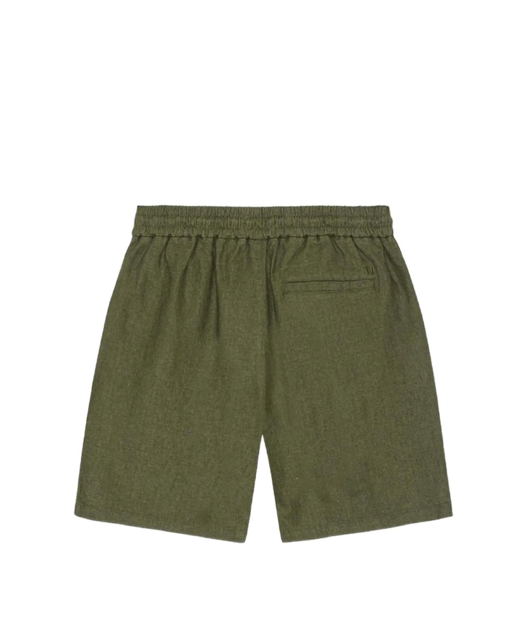 LES DEUX Хаки льняные шорты, фото 3