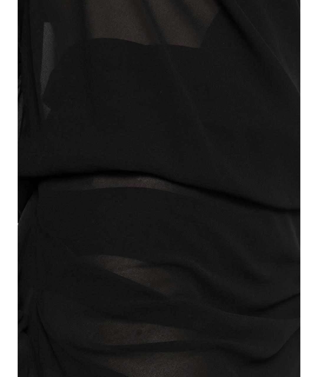 entire studios Черное полиэстеровое коктейльное платье, фото 3
