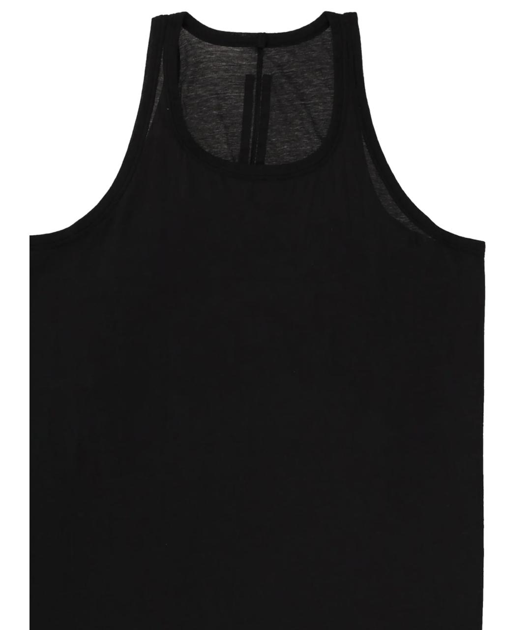 RICK OWENS DRKSHDW Черная хлопковая футболка, фото 2