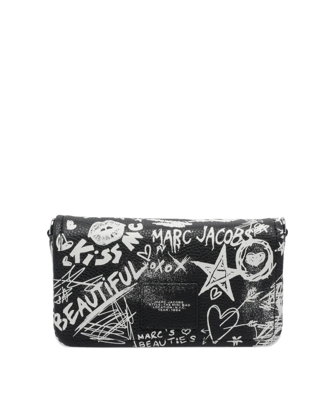 MARC JACOBS Черная кожаная сумка через плечо, фото 3