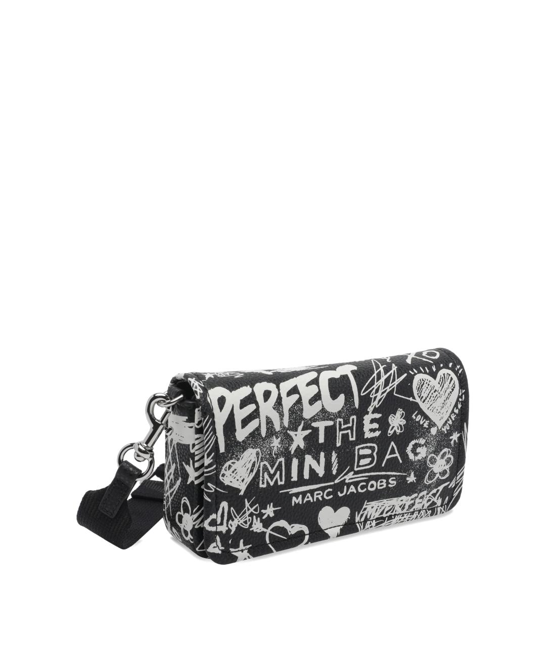 MARC JACOBS Черная кожаная сумка через плечо, фото 2