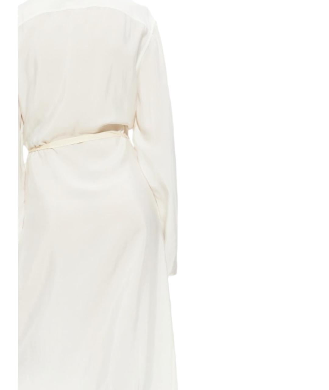 MAISON MARGIELA Белое вискозное повседневное платье, фото 3