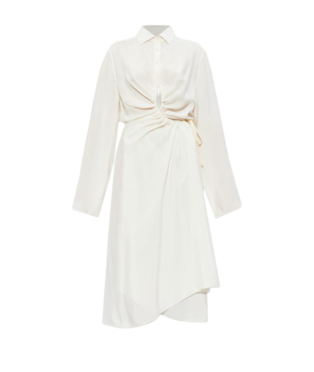 MAISON MARGIELA Белое вискозное повседневное платье, фото 1