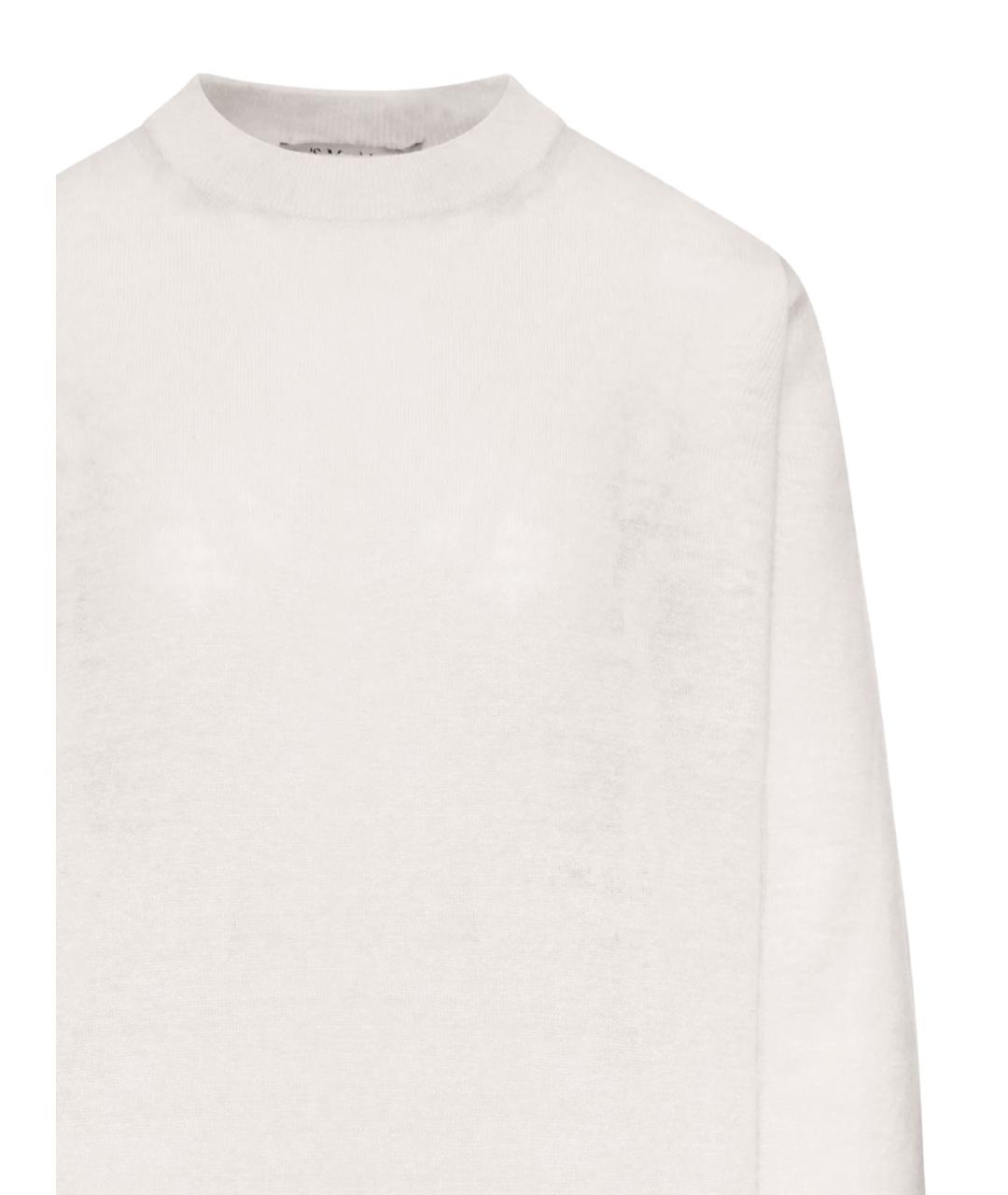 'S MAX MARA Белый льняной джемпер / свитер, фото 2