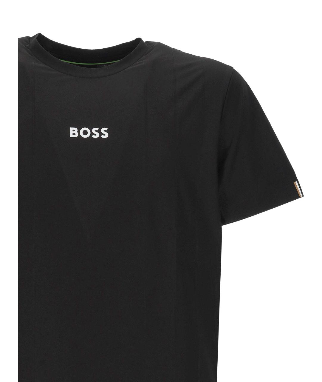 HUGO BOSS Черная футболка, фото 2