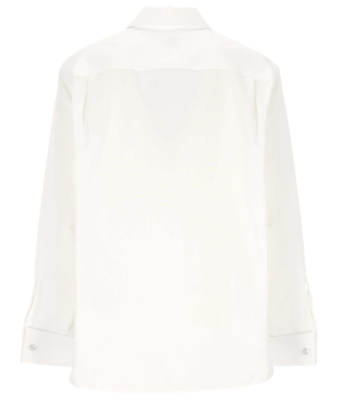 SAINT LAURENT Белая хлопковая рубашка, фото 3