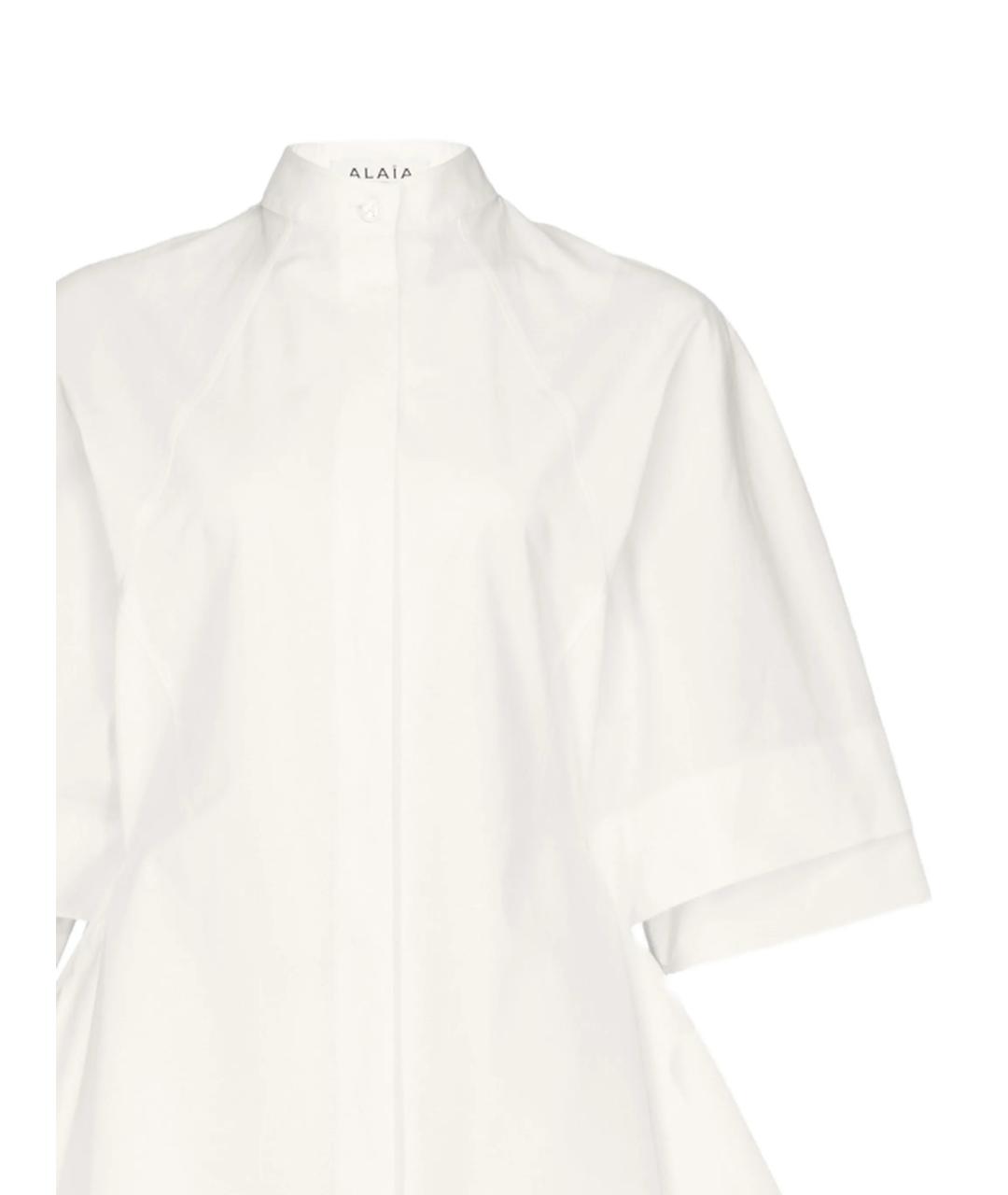 ALAIA Белое хлопковое коктейльное платье, фото 2