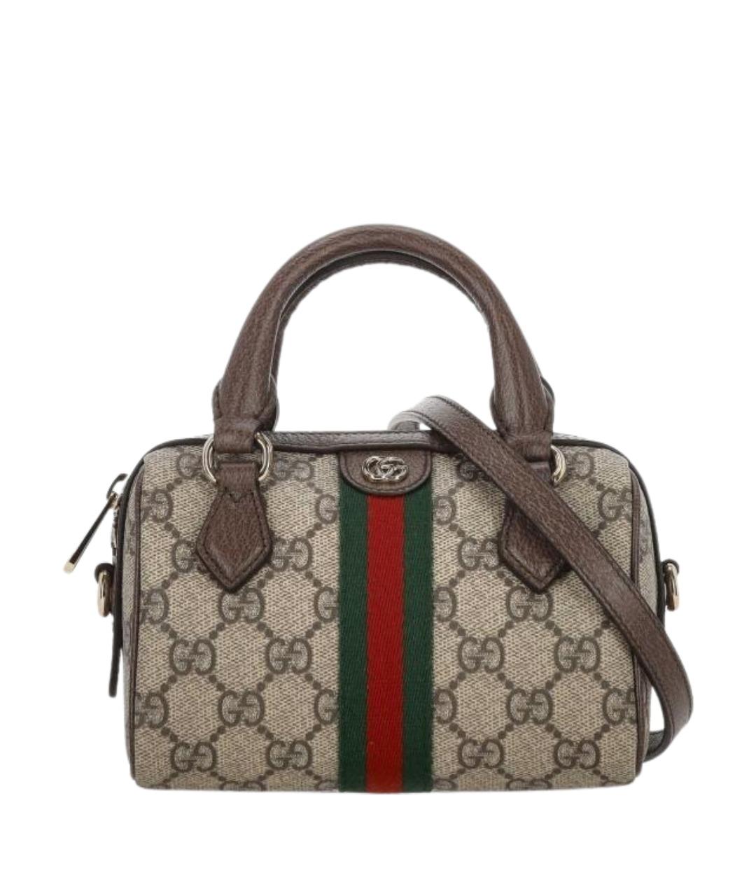 GUCCI Мульти тканевая сумка с короткими ручками, фото 1