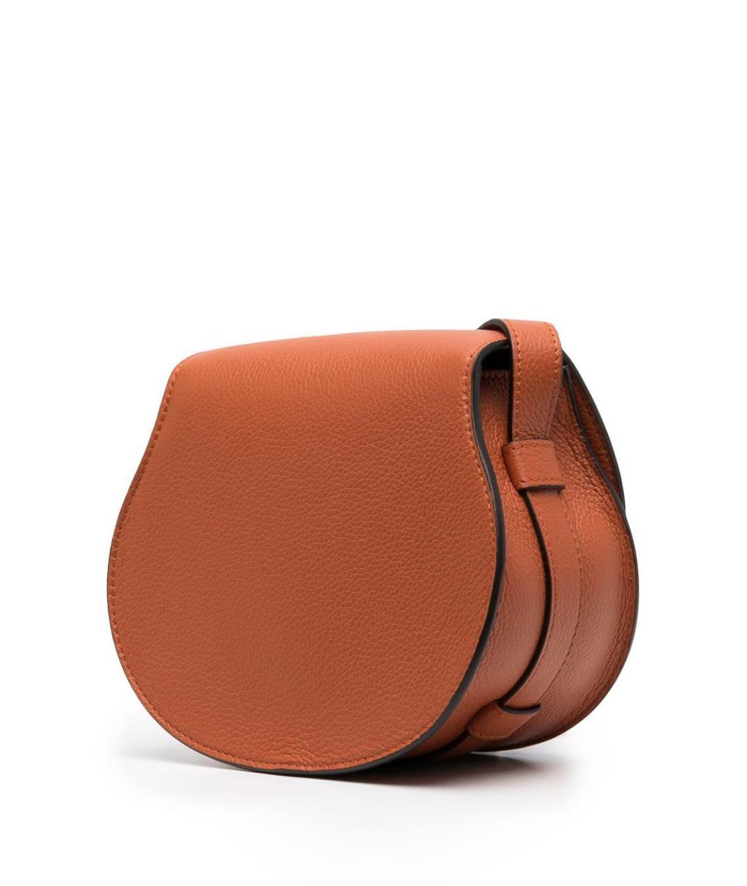 CHLOE Оранжевая кожаная сумка через плечо, фото 3