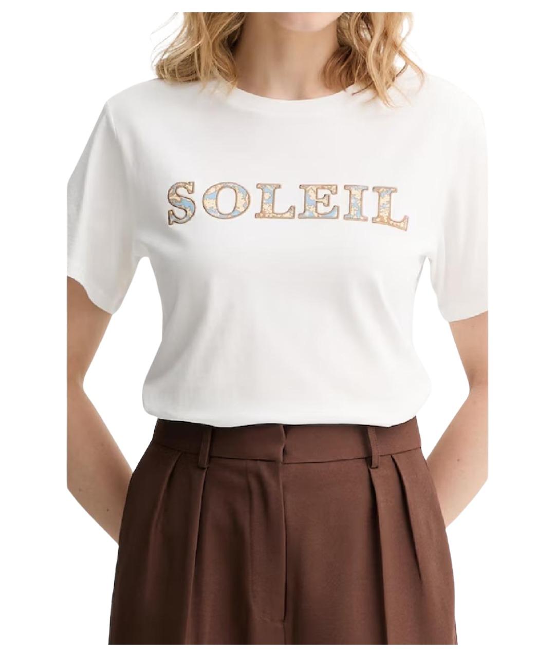 WEEKEND MAX MARA Белая хлопковая футболка, фото 1