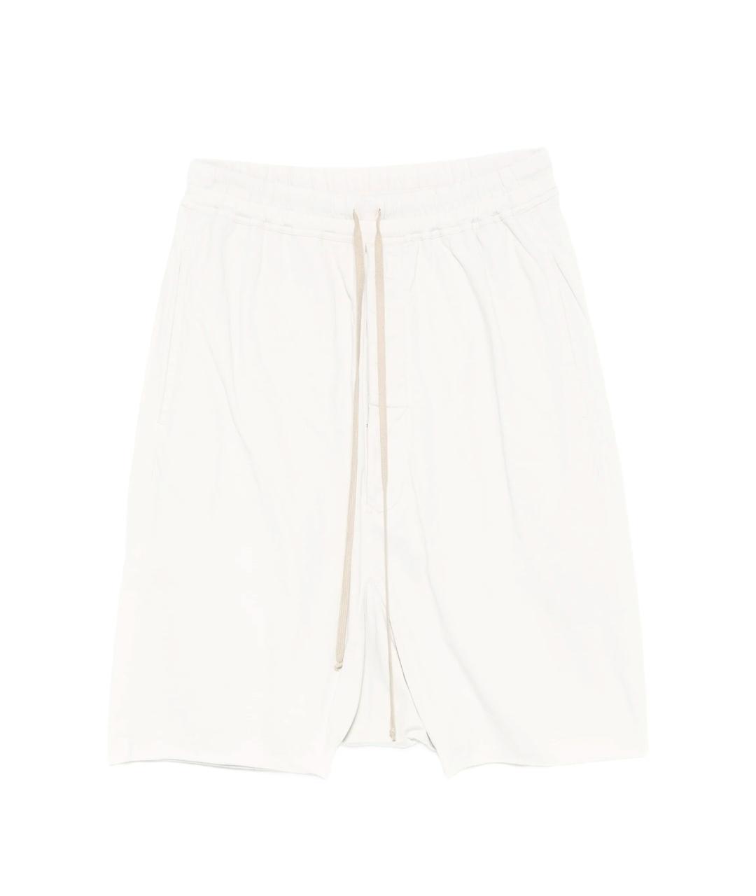 RICK OWENS DRKSHDW Белые хлопковые повседневные брюки, фото 1