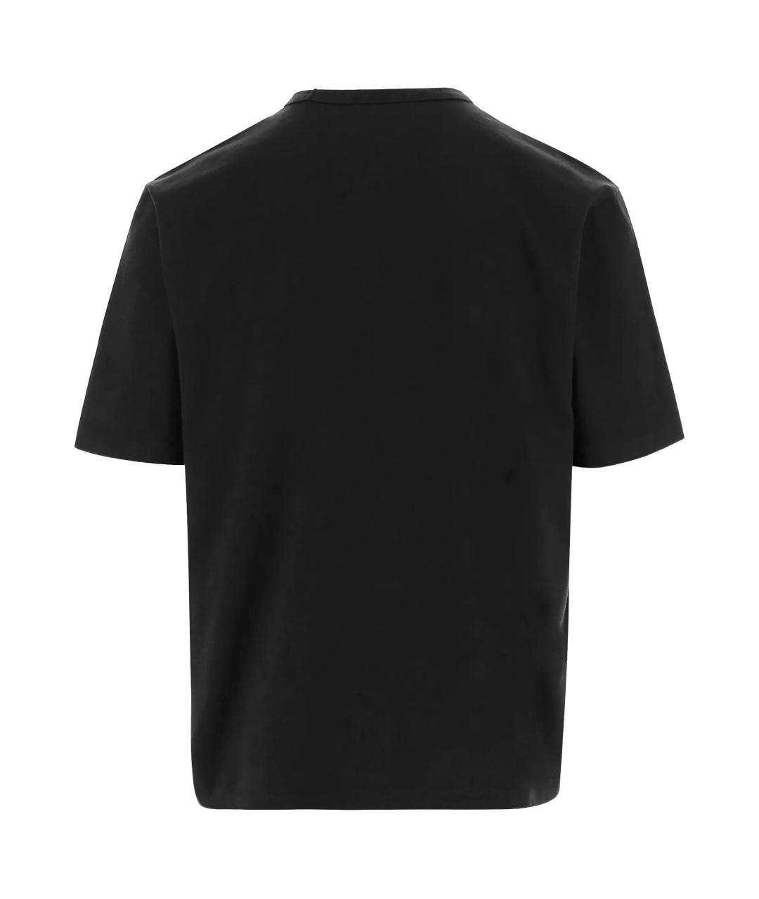 CP COMPANY Черная хлопковая футболка, фото 3