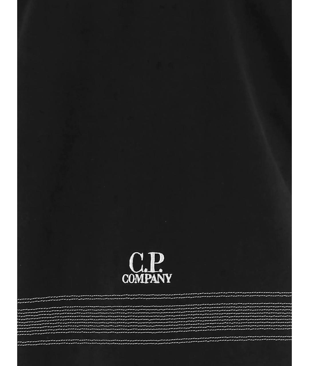 CP COMPANY Черная хлопковая футболка, фото 2