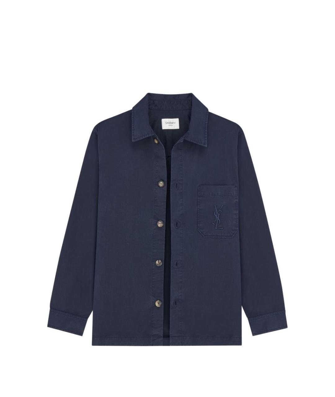 SAINT LAURENT Темно-синяя куртка, фото 2