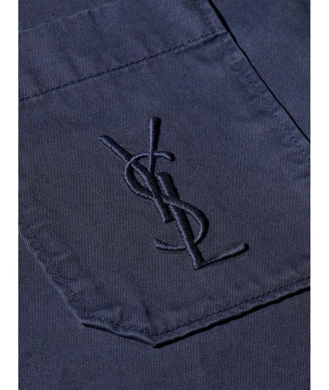 SAINT LAURENT Темно-синяя куртка, фото 3