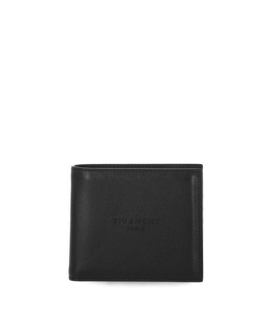 GIVENCHY Черный кожаный кошелек, фото 1