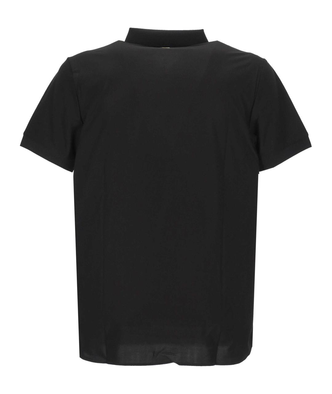 HUGO BOSS Черное поло с коротким рукавом, фото 3