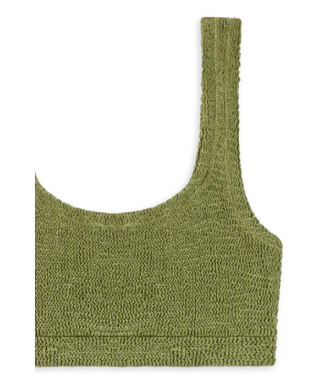 REINA OLGA Зеленый полиамидовый купальник, фото 2