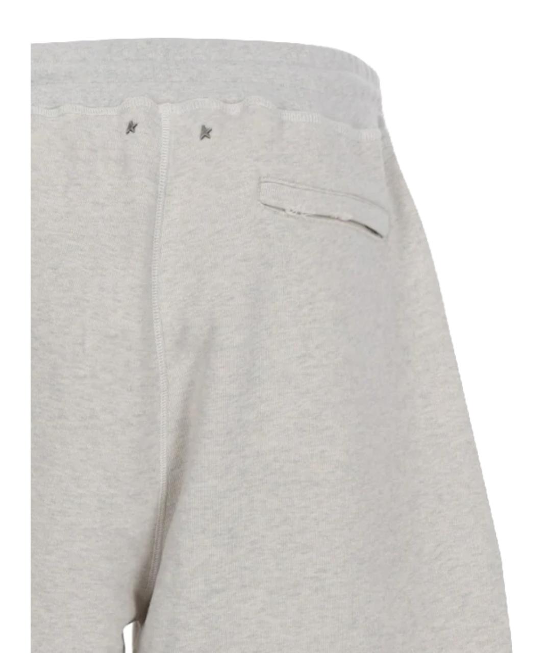 GOLDEN GOOSE DELUXE BRAND Серые хлопковые шорты, фото 3