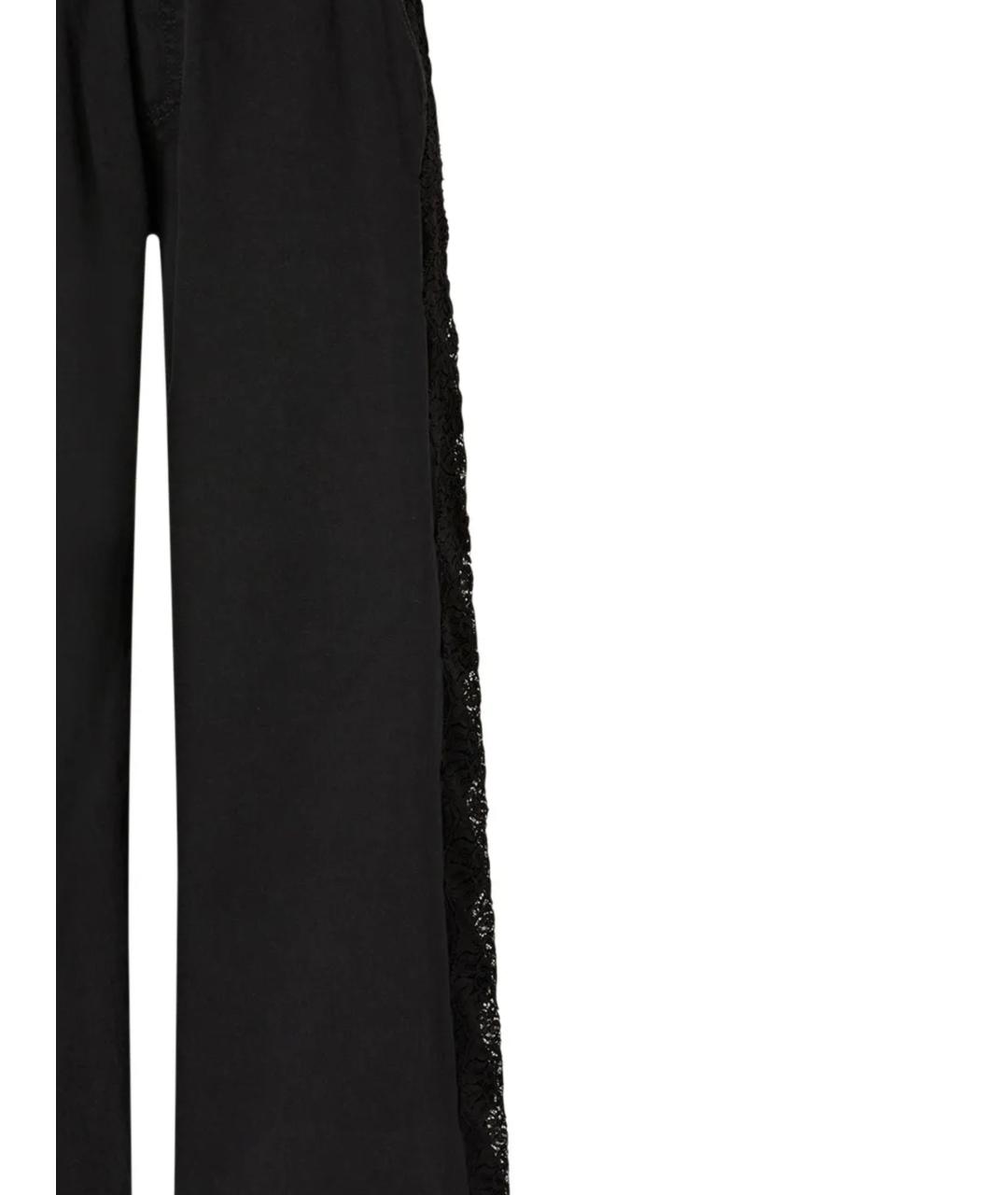 PINKO Черные хлопковые прямые брюки, фото 2