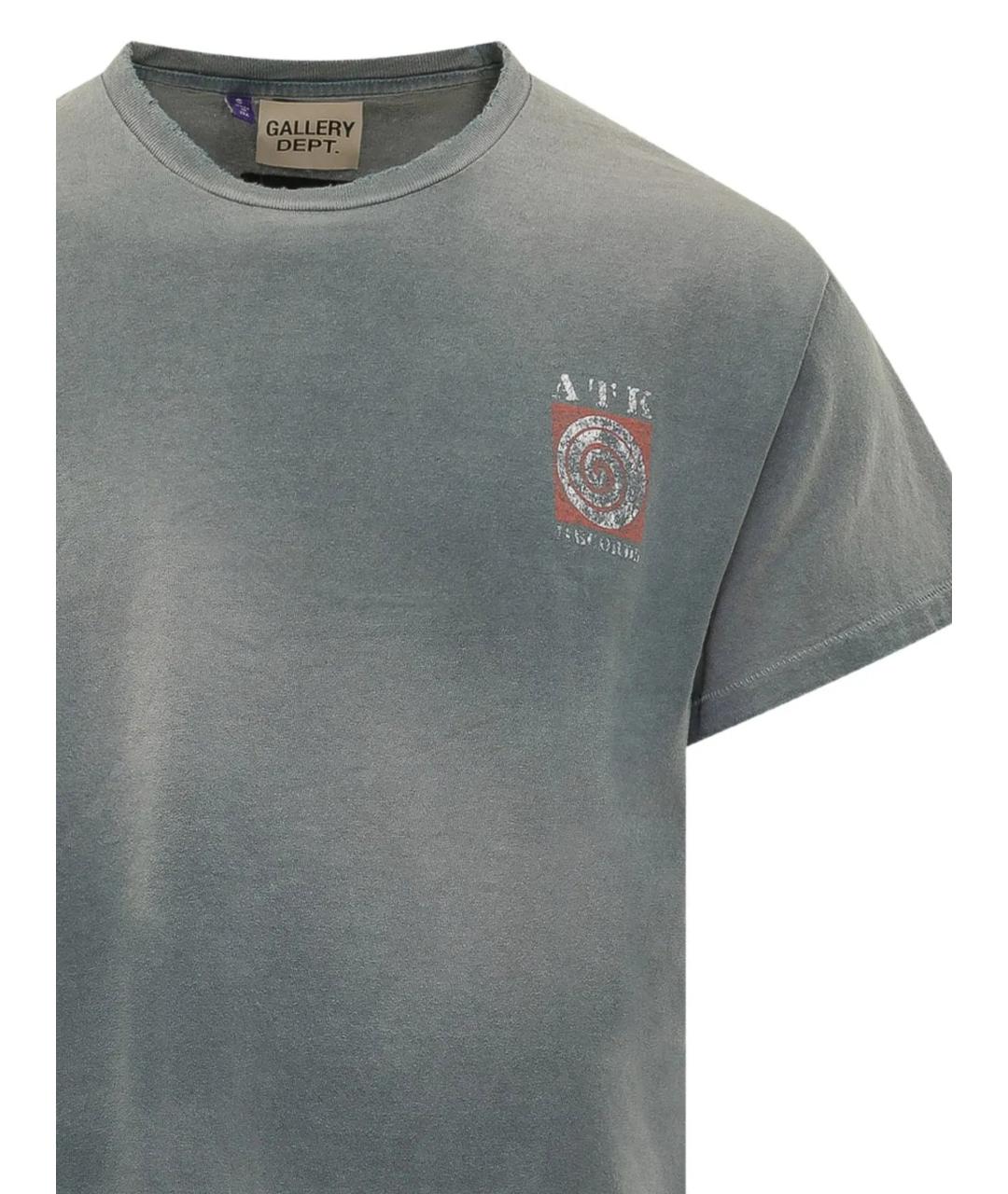 Gallery Dept Серая хлопковая футболка, фото 2
